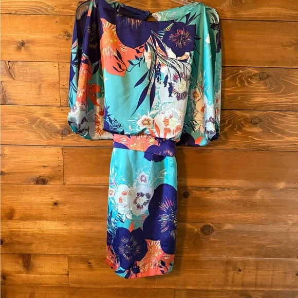 Floral Print Women's Dress - Picture 1 of 4